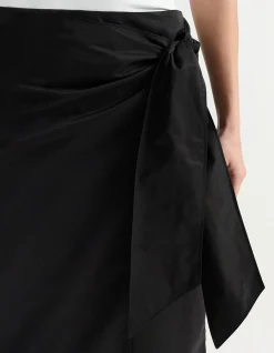 ASYMMETRICAL WRAP SKIRT