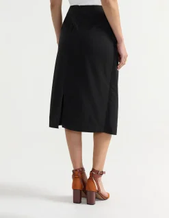 ASYMMETRICAL WRAP SKIRT