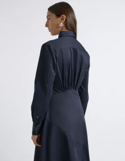 ASYMMETRIC SHIRT DRESS
