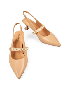 Audrey Kitten Heel - Tan