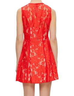 AUDREY LACE MINI DRESS