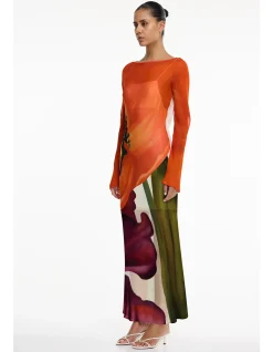 AUGUST LONG SLEEVE MAXI DRESS
