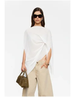 Aura Poncho Sheer Dress
