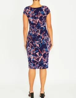 AURORA BLUE OPAL JERSEY DRESS