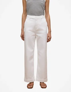 Australian Cotton Blend Denim Tailored Pant