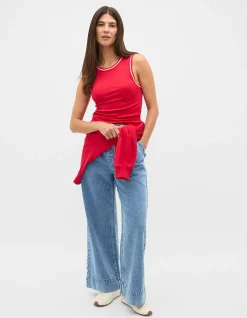 AUSTRALIAN COTTON CONTRAST TANK