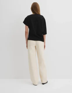 Australian Cotton One Shoulder T-Shirt