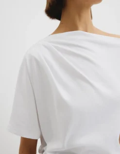 Australian Cotton One Shoulder T-Shirt