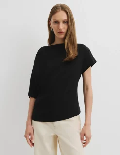 Australian Cotton One Shoulder T-Shirt