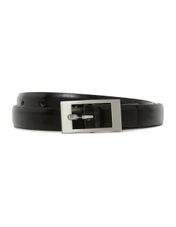 AUSTRALIAN MADE BLACK 18MM LEATHER BELT