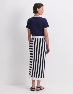 AVOCA FRINGE KNIT SKIRT