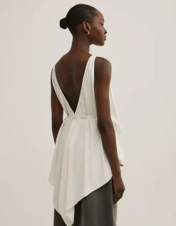 Back Ruffle Tank Top