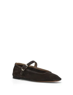 Ballet Suede Mary Jane Shoes
