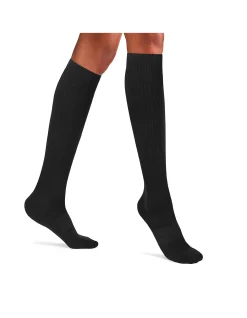 BAMBOO COMPRESSION SOCKS LARGE BLACK ECLIPSE