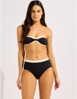 Bandwave Belted High Waisted Pant