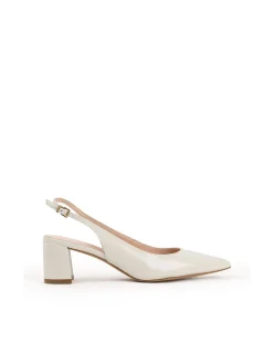 BARI55 BLOCK HEEL SLINGBACK PUMP