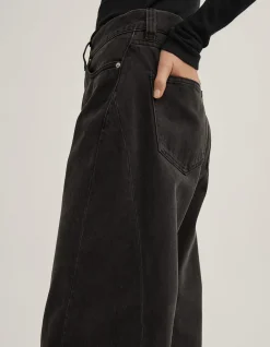 Barrel Leg High Waist Wide Leg Jeans