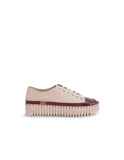 BASELO DJ BURGUNDY NUDE PATENT LEATHER
