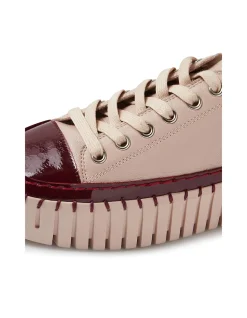 BASELO DJ BURGUNDY NUDE PATENT LEATHER