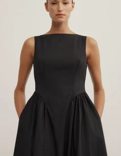 Basque Panel Dress