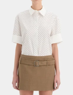 Bastille Belted Mini Skirt