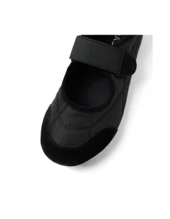 Battu Quilted Strap Ballet Flats