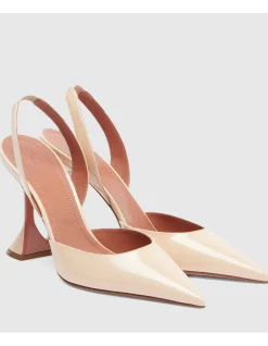 BEGUM SLING 95 CL HEEL CRYSTAL BUCKLE PATENT LEATHER