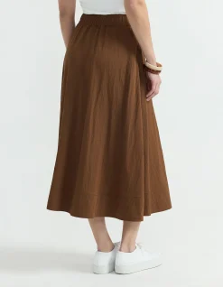 BELTED SOFT SKIRT
