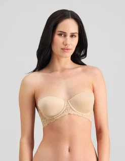 Bendon Bare Lace Back Strapless Bra