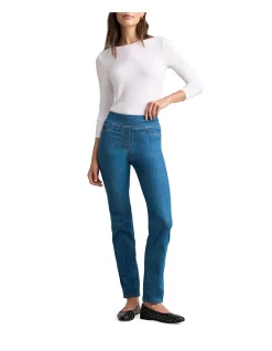 Bengajean Indigo Mid Wash Straight Leg Jeans