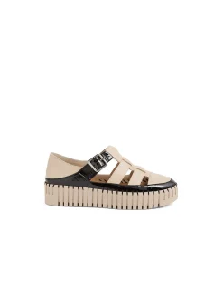 Bentaya Patent Leather Fisherman Platforms