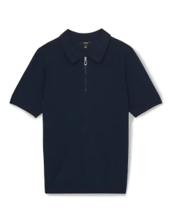 BERKLEY HALF ZIP KNITTED POLO