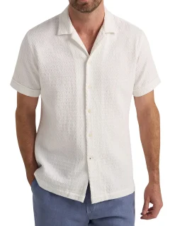 BIEMONTE CAMP COLLAR SHIRT