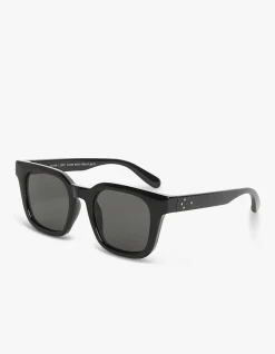 BKK BLACK SUNGLASSES POLARISED GREY LENS