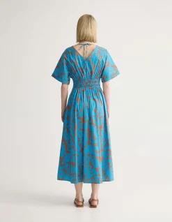 BLAIRE PRINTED COTTON DRESS