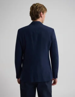 BLAKE WOOL BLEND PEAK LAPEL BLAZER