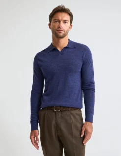 BLIAR POLO COLLAR MERINO KNIT