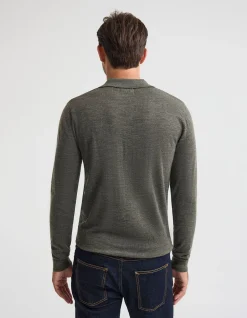 BLIAR POLO COLLAR MERINO KNIT