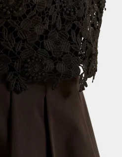 BLOOM LACE MIDI DRESS