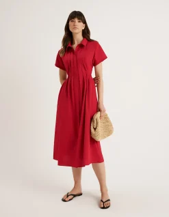 BLOSSOM MIDI SHIRT DRESS