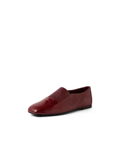 Bobba Crinkle Patent Square Toe Flats