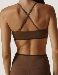 Bonded Skinny Strap Medium Support Sports Bra