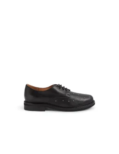 Boogie Studded Leather Lace Up Flats