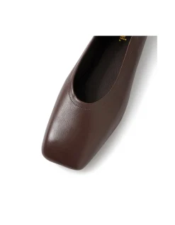 BOOSTE Braided Ankle Strap Ballet Flats