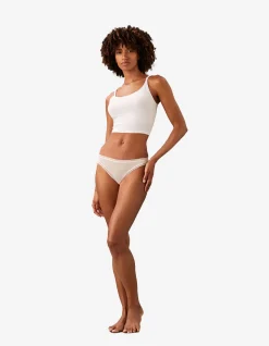 Bottoms Up Lace Trim Everyday Thong