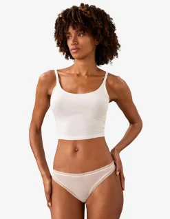 Bottoms Up Lace Trim Everyday Thong