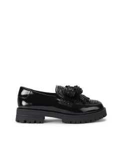 BOW CRYSTAL LOAFER