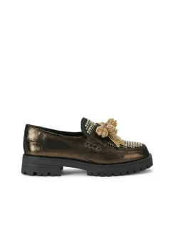BOW CRYSTAL LOAFER