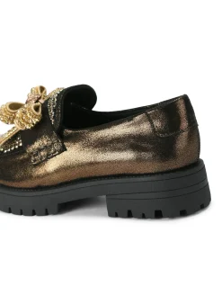 BOW CRYSTAL LOAFER