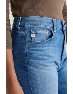 Brinley Mid Rise Straight Leg Jeans
